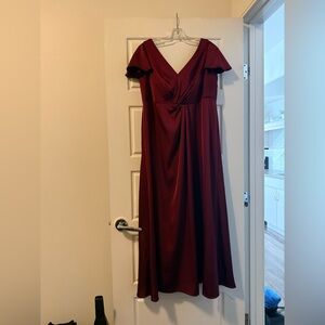 58-87 / Azazie Soren Stretch Satin Dress